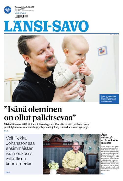 Länsi-Savo 9.11.2025