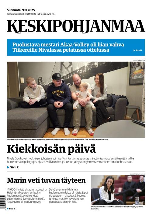 Keskipohjanmaa 9.11.2025