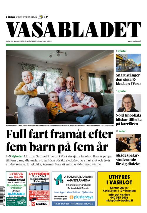 Vasabladet 9.11.2025