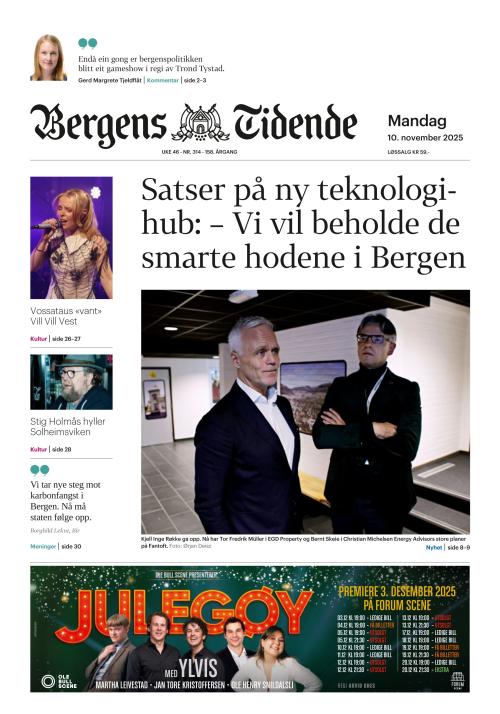 Bergens Tidende (NO) 10.11.2025