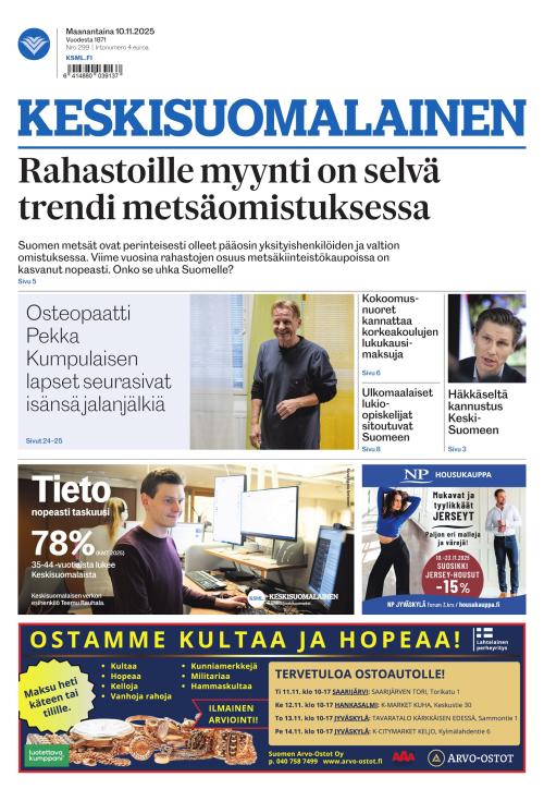 Keskisuomalainen 10.11.2025