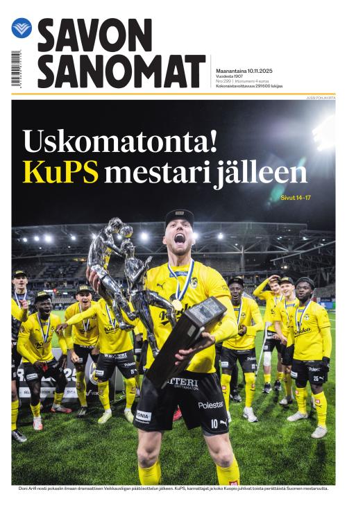 Savon Sanomat 10.11.2025