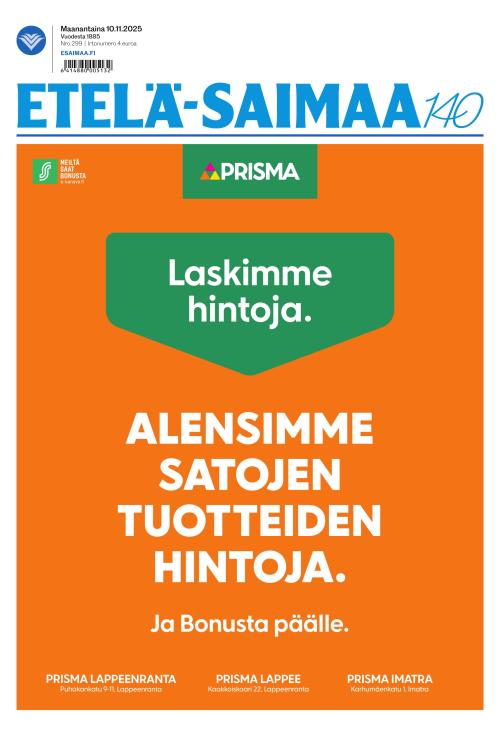 Etelä-Saimaa 10.11.2025