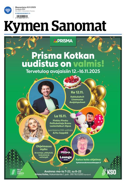 Kymen Sanomat 10.11.2025