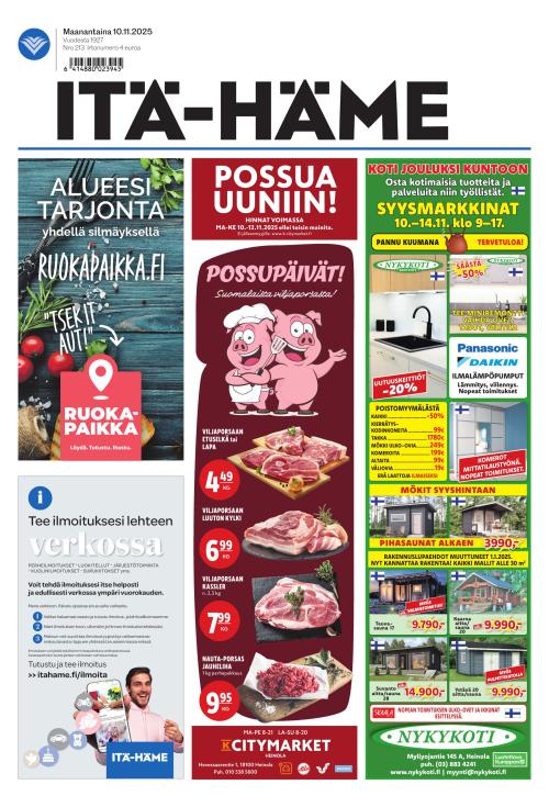 Itä-Häme 10.11.2025