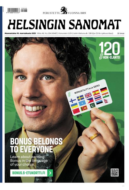 Helsingin Sanomat 10.11.2025
