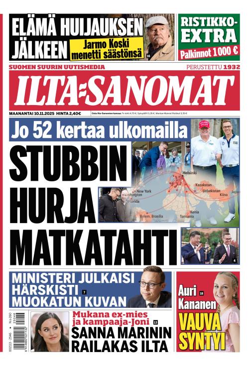 Ilta-Sanomat 10.11.2025