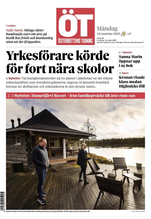 Österbottens Tidning 10.11.2025