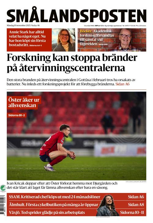 Smålandsposten 10.11.2025