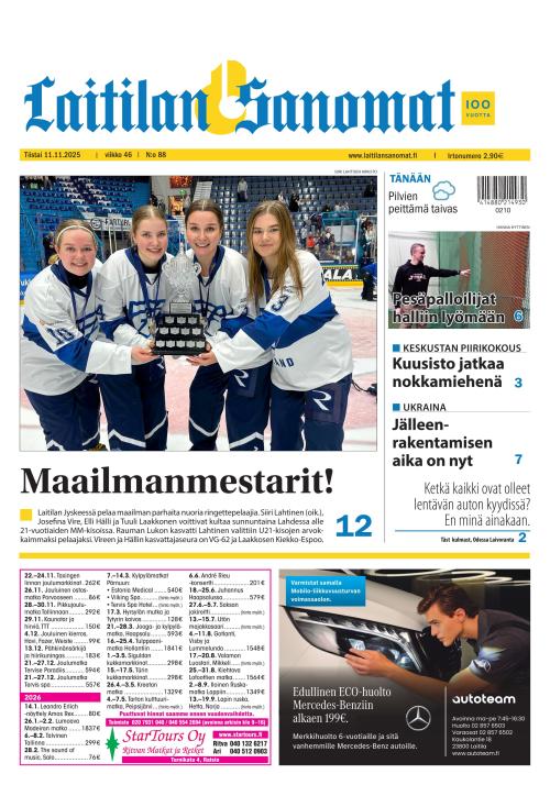 Laitilan Sanomat 11.11.2025