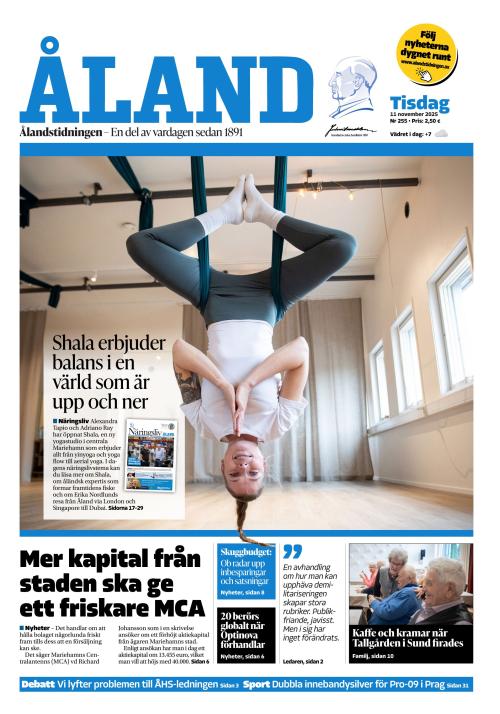 Ålandstidningen 11.11.2025