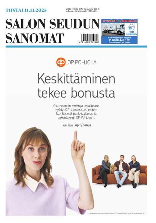 Salon Seudun Sanomat 11.11.2025