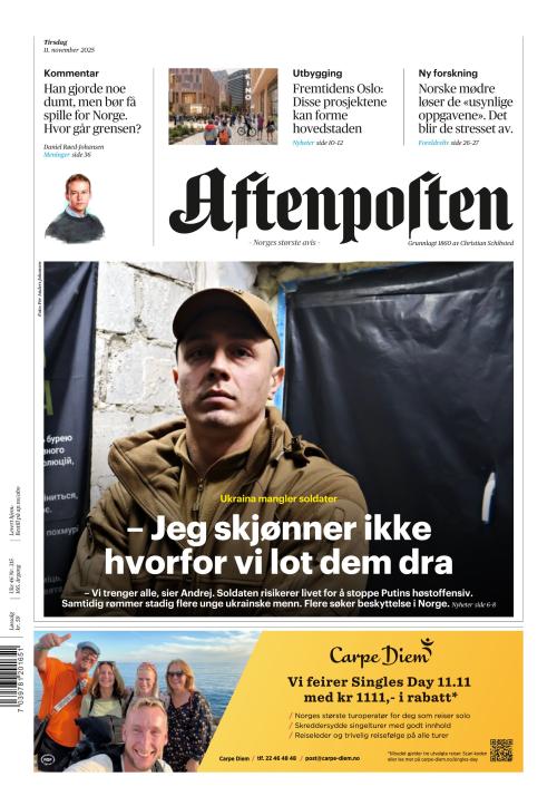 Aftenposten 11.11.2025