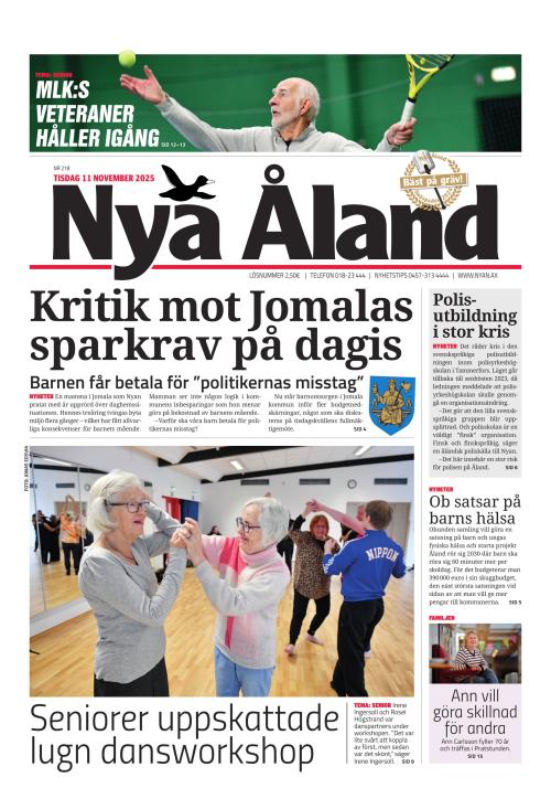 Nya Åland 11.11.2025