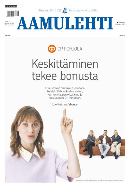 Aamulehti 11.11.2025