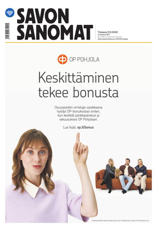Savon Sanomat 11.11.2025