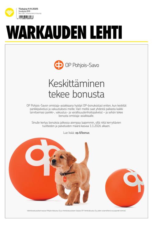 Warkauden Lehti 11.11.2025