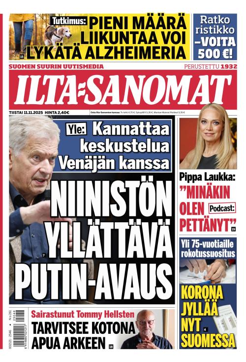 Ilta-Sanomat 11.11.2025