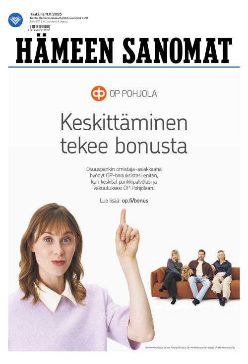 Hämeen Sanomat 11.11.2025