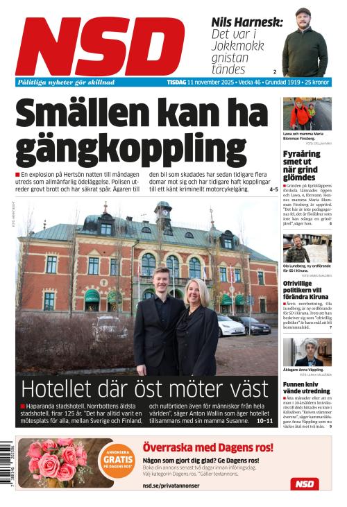 Norrländska Socialdemokraten 11.11.2025