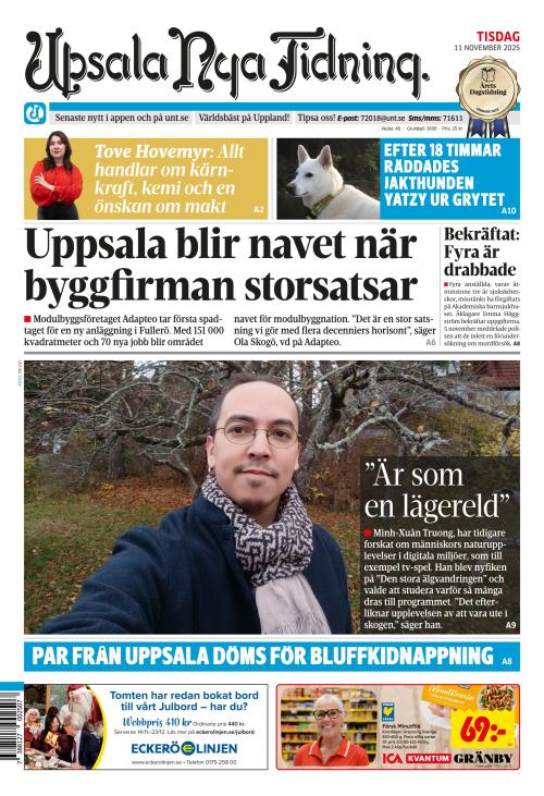 Upsala Nya Tidning 11.11.2025