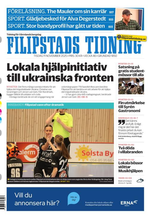 Filipstads Tidning 11.11.2025