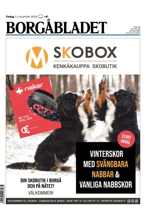 Borgåbladet (Östnyland) 11.11.2025