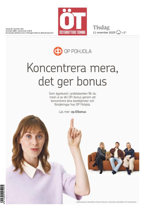 Österbottens Tidning 11.11.2025