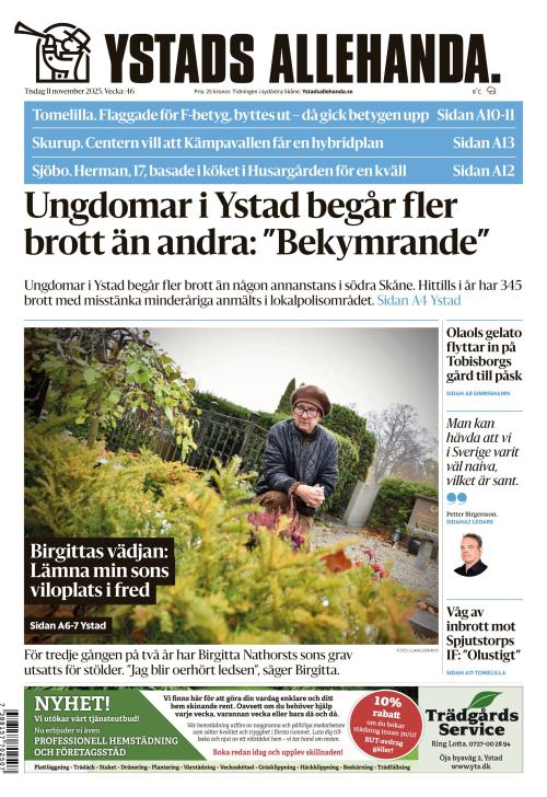 Ystads Allehanda 11.11.2025