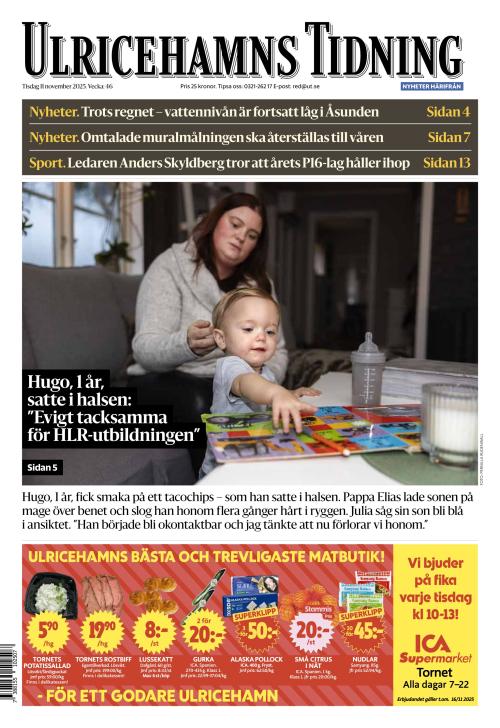 Ulricehamns Tidning 11.11.2025