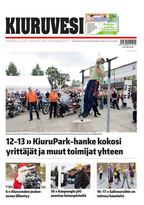 Kiuruvesi-lehti 12.11.2025