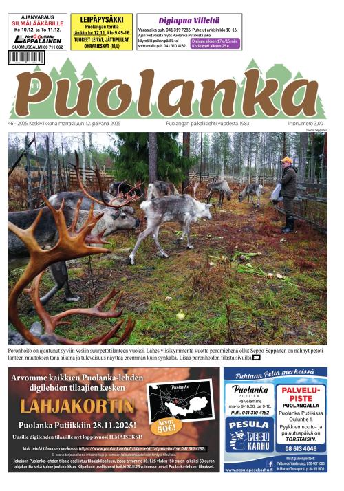 Puolanka-lehti 12.11.2025