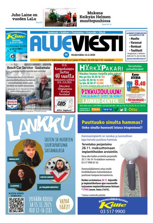 Alueviesti 12.11.2025