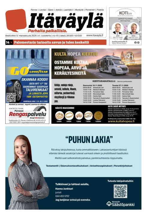 Itäväylä 12.11.2025