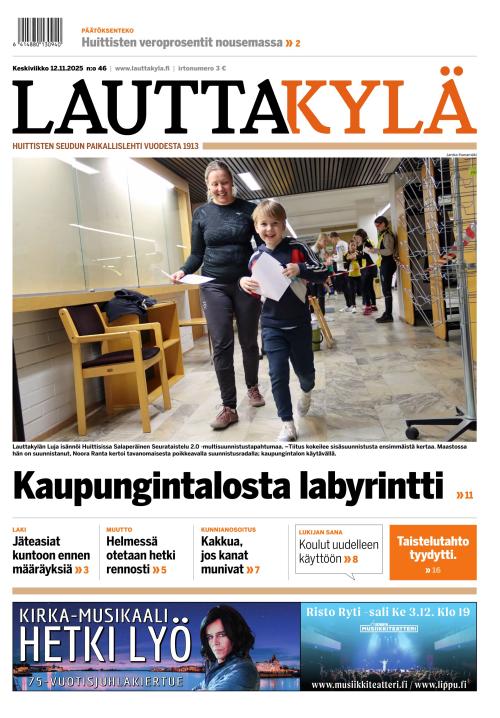 Lauttakylä-lehti 12.11.2025