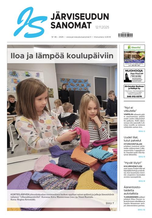 Järviseudun Sanomat 12.11.2025