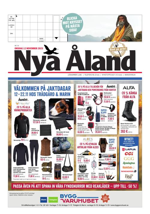 Nya Åland 12.11.2025