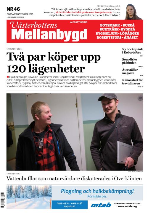 Västerbottens Mellanbygd (SE) 12.11.2025