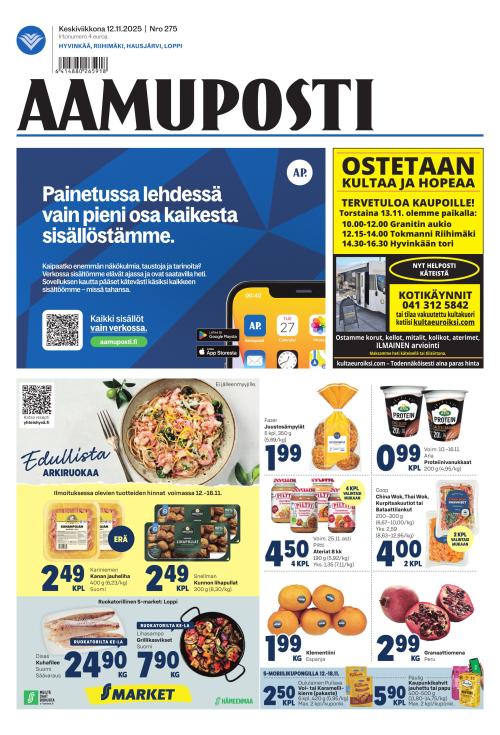 Aamuposti 12.11.2025