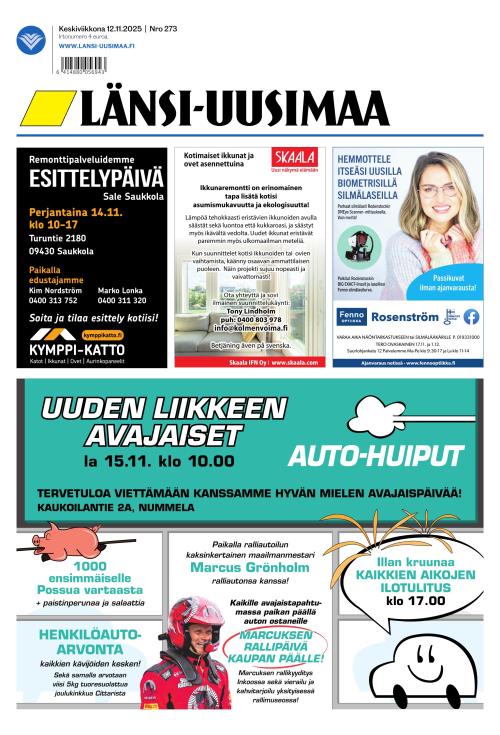 Länsi-Uusimaa 12.11.2025
