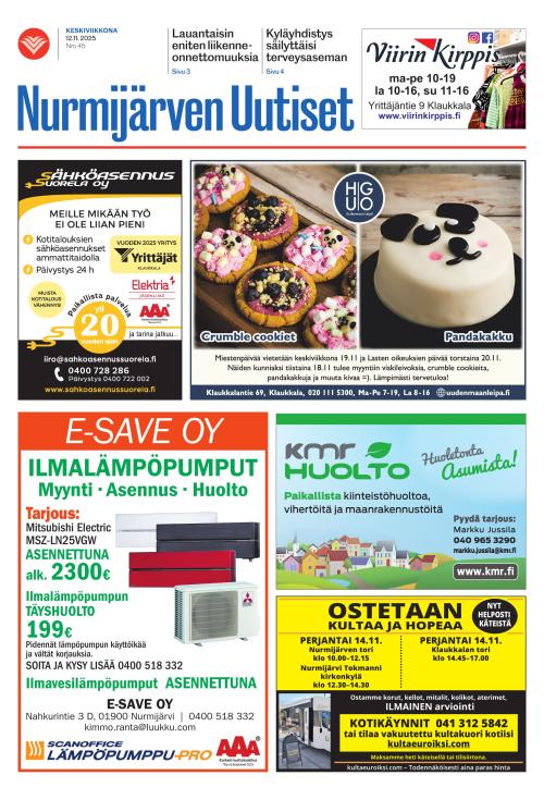 Nurmijärven Uutiset 12.11.2025