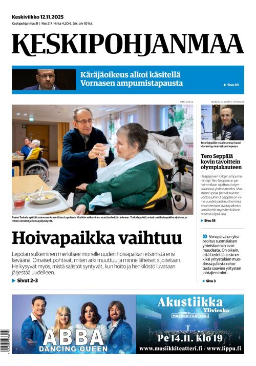 Keskipohjanmaa 12.11.2025