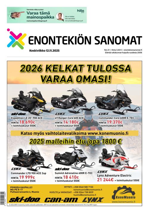 Enontekiön Sanomat 12.11.2025