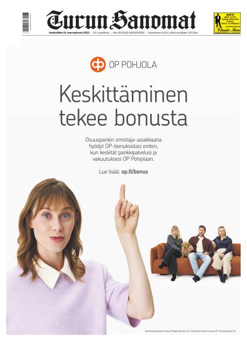 Turun Sanomat 12.11.2025