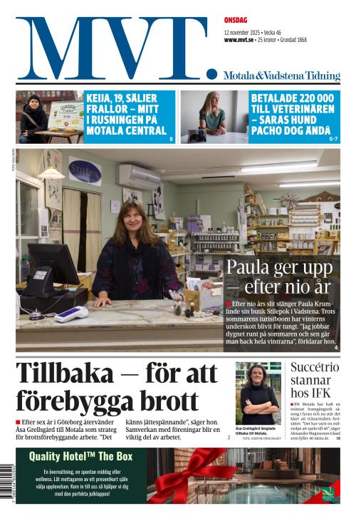 Motala Vadstena Tidning 12.11.2025