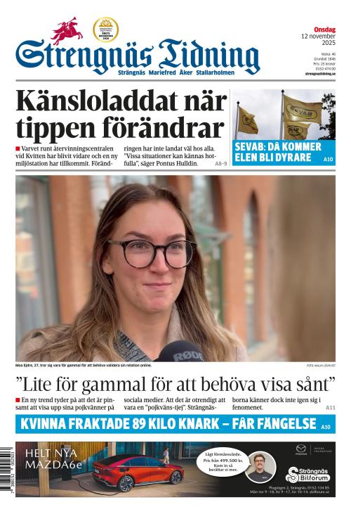 Strengnäs Tidning 12.11.2025