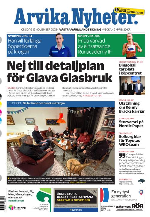 Arvika Nyheter 12.11.2025