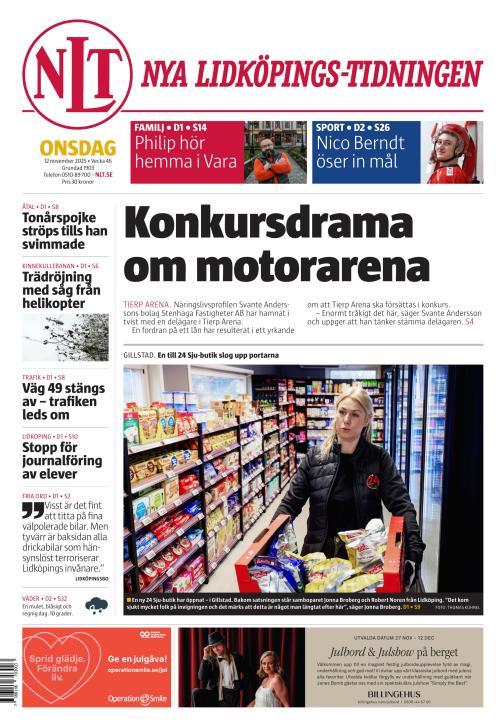 Nya Lidköpings-Tidningen 12.11.2025