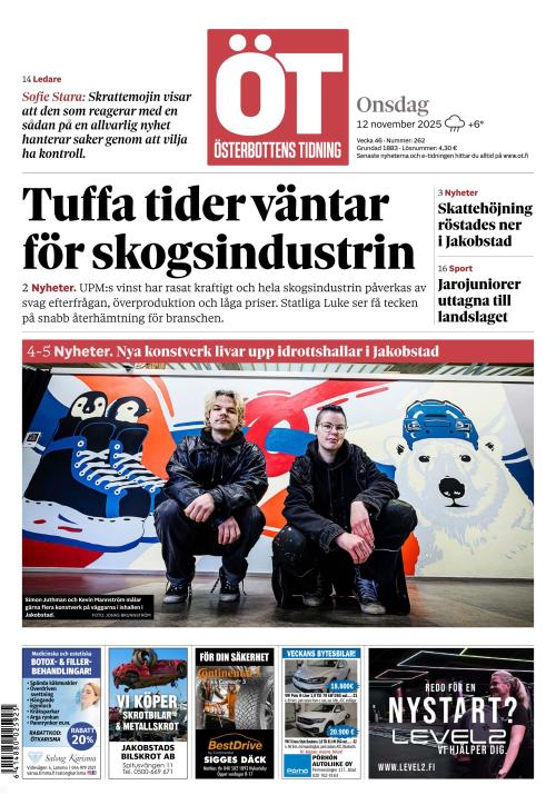 Österbottens Tidning 12.11.2025