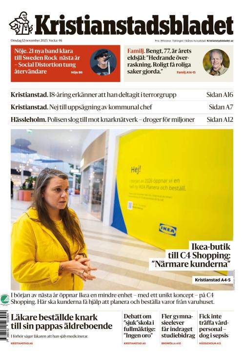 Kristianstadsbladet 12.11.2025